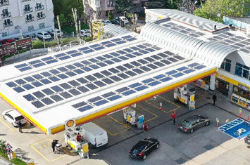 Projet de stations-service Shell (500 KWP)